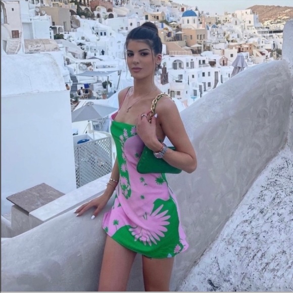 Zara print slip dress - Picture 4 of 5